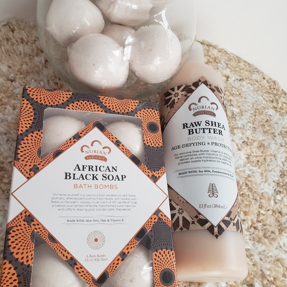 6 Bath Bombs & Raw Shea Butter Soap